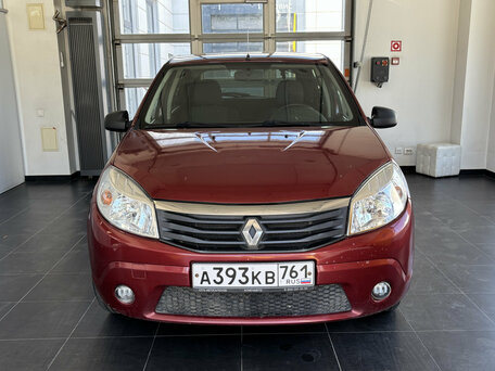 2013 Renault Sandero I, красный, 400000 рублей, вид 2