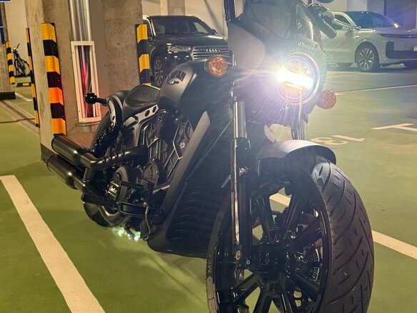 2022 Indian Scout, чёрный, 870000 рублей - вид 9