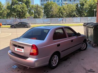 2010 Hyundai Accent ТагАЗ II, серебристый, 320000 рублей, вид 2