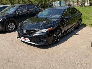 2019 Toyota Camry US Market VIII (XV70), чёрный, 2100000 рублей, вид 1