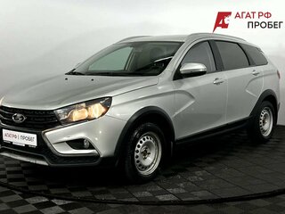 2019 Lada (ВАЗ) Vesta SW Cross I, серебристый, 940000 рублей, вид 2
