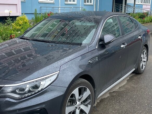 2019 Kia Optima IV Рестайлинг, серый, 2100000 рублей - вид 5