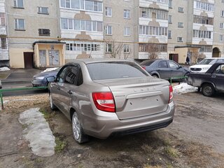 2019 Lada (ВАЗ) Granta I Рестайлинг, серебристый, 650000 рублей, вид 4
