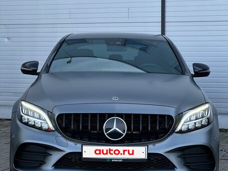 2019 Mercedes-Benz C-Класс 200 IV (W205) Рестайлинг, серый, 4500000 рублей, вид 3