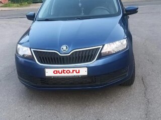2018 Skoda Rapid I Рестайлинг, синий, 350000 рублей, вид 1
