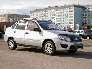 2012 Lada (ВАЗ) Granta I, серебристый, 299000 рублей, вид 4