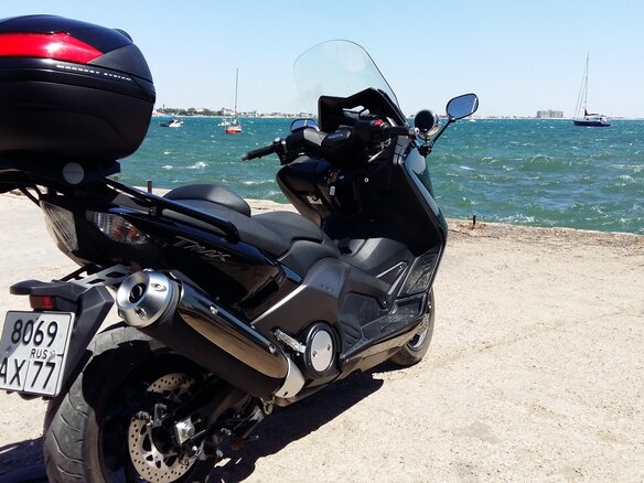 2012 Yamaha TMAX, чёрный, 550000 рублей - вид 5