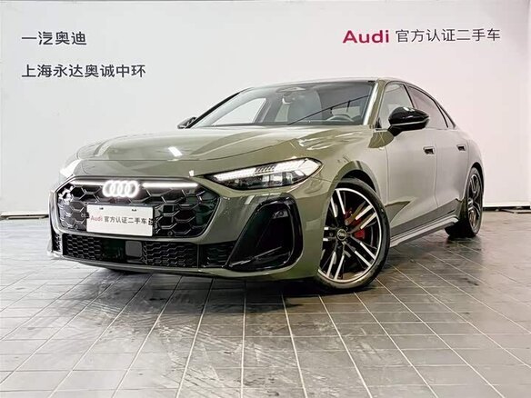 2024 Audi A5 III (B10), зелёный