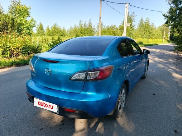 2011 Mazda 3 II (BL), голубой, 650000 рублей - вид 7