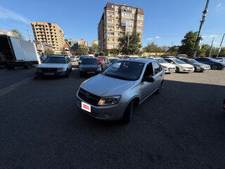 2012 Lada (ВАЗ) Granta I, серебристый, 340000 рублей, вид 4