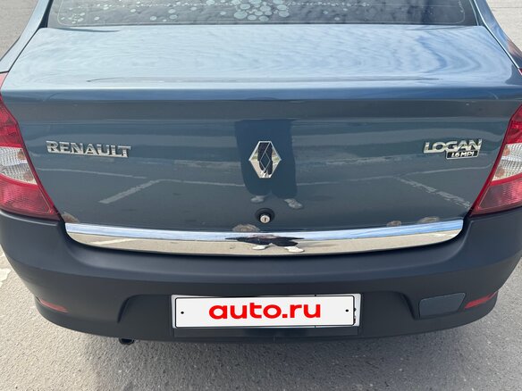 2011 Renault Logan I Рестайлинг, синий, 450000 рублей - вид 5