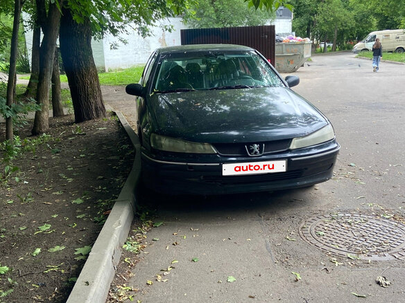 2001 Peugeot 406 I Рестайлинг, чёрный, 200000 рублей - вид 1