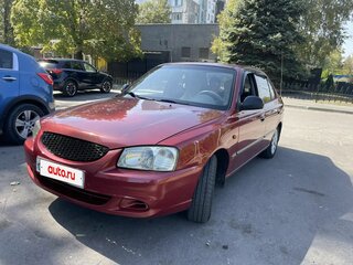 2005 Hyundai Accent ТагАЗ II, красный, 325000 рублей, вид 3