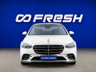 2021 Mercedes-Benz S-Класс 500 4MATIC VII (W223), белый, 11549777 рублей, вид 3