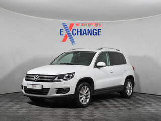 2014 Volkswagen Tiguan I Рестайлинг, белый, 1270000 рублей, вид 1