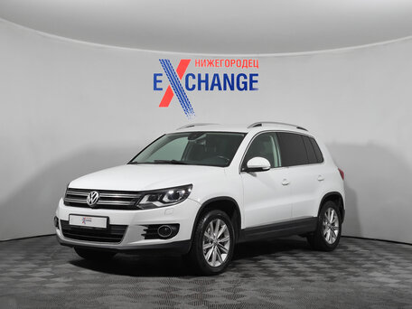 2014 Volkswagen Tiguan I Рестайлинг, белый, 1270000 рублей, вид 1