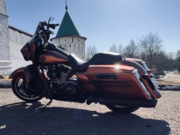 2011 Harley-Davidson Street Glide, коричневый, 999000 рублей - вид 6