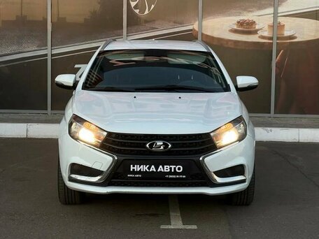 2019 Lada (ВАЗ) Vesta SW I, белый, 915000 рублей, вид 2