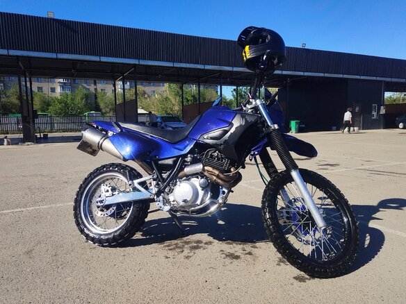1998 Yamaha XT600, синий, 390000 рублей
