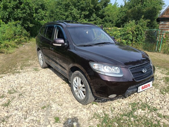 2008 Hyundai Santa Fe II, пурпурный, 1050000 рублей
