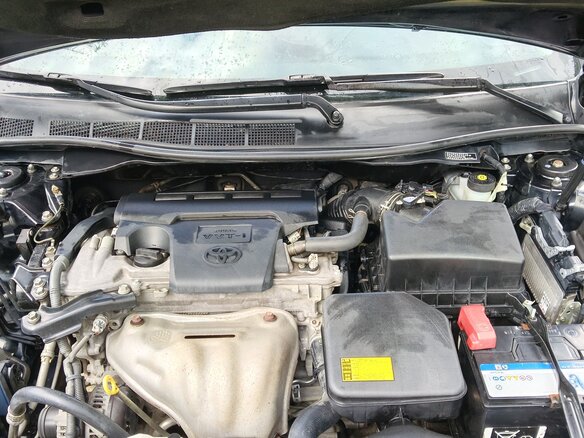 2014 Toyota Camry VII (XV50), чёрный, 1750000 рублей - вид 11