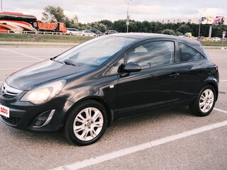 2012 Opel Corsa D Рестайлинг II, чёрный, 350000 рублей, вид 4