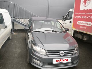2016 Volkswagen Polo V Рестайлинг, серый, 780000 рублей, вид 2