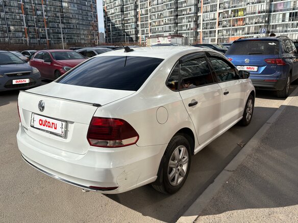 2019 Volkswagen Polo V Рестайлинг, белый, 900000 рублей - вид 12