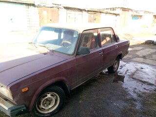 2004 Lada (ВАЗ) 2107, пурпурный, 125000 рублей, вид 3