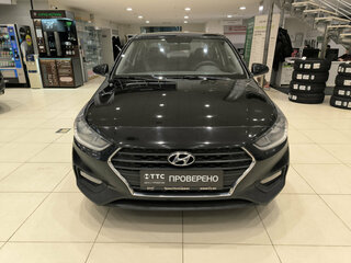 2017 Hyundai Solaris II, чёрный, 1380000 рублей, вид 2