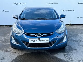 2014 Hyundai Elantra V (MD) Рестайлинг, синий, 950000 рублей, вид 2