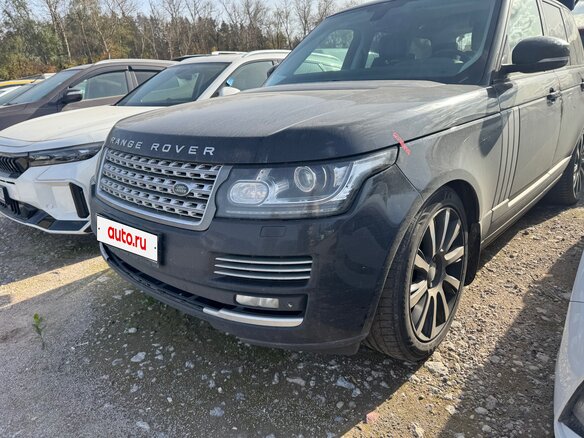2015 Land Rover Range Rover IV, чёрный