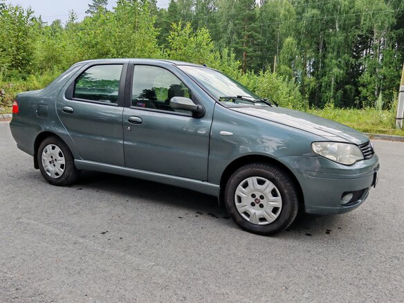 2009 Fiat Albea I Рестайлинг, серый, 395000 рублей - вид 1