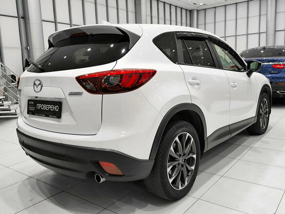 2015 Mazda CX-5 I Рестайлинг, белый, 2300000 рублей - вид 4