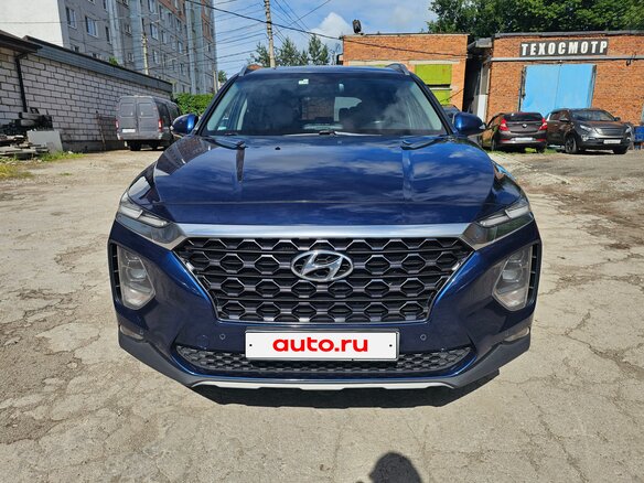 2019 Hyundai Santa Fe IV, синий - вид 2