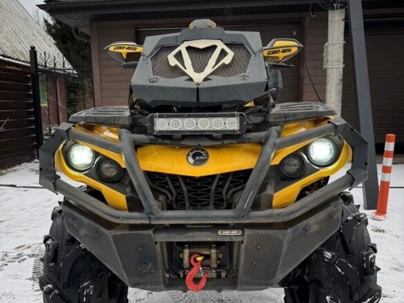 2012 BRP Can-Am Outlander MAX 500, жёлтый, 650000 рублей