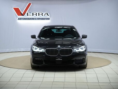 2016 BMW 7 серии Long 750Li xDrive VI (G11/G12), чёрный, 3390000 рублей, вид 2