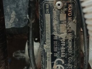 2014 Kayo Basic TT125, белый, 27000 рублей, вид 2