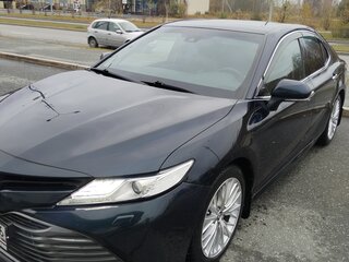 2018 Toyota Camry VIII (XV70), синий, 2750000 рублей, вид 1