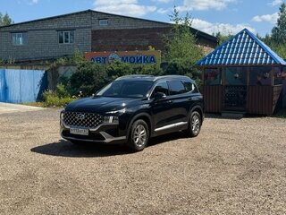 2021 Hyundai Santa Fe IV Рестайлинг, чёрный, 3800000 рублей, вид 1