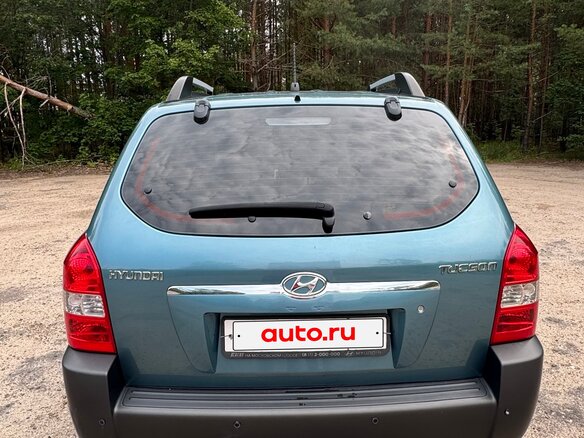 2007 Hyundai Tucson I, голубой, 1000000 рублей - вид 2