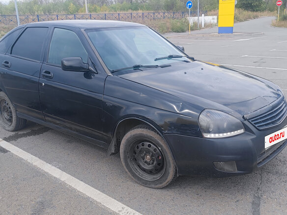 2008 Lada (ВАЗ) Priora I, чёрный, 180000 рублей - вид 1