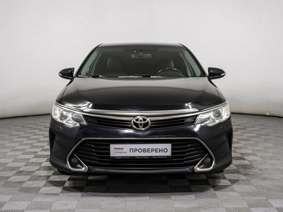 2016 Toyota Camry VII (XV50) Рестайлинг, чёрный, 1947000 рублей - вид 1