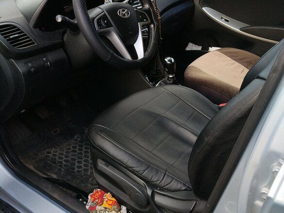 2011 Hyundai Solaris I, голубой, 640000 рублей - вид 12
