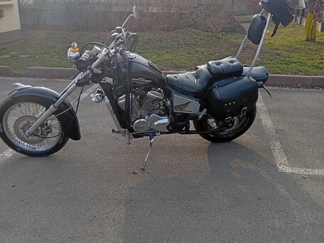 1998 Honda Steed 400, чёрный, 330000 рублей, вид 2