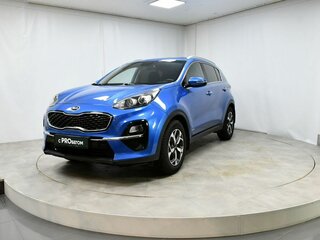 2018 Kia Sportage IV Рестайлинг, синий, 1980000 рублей, вид 1