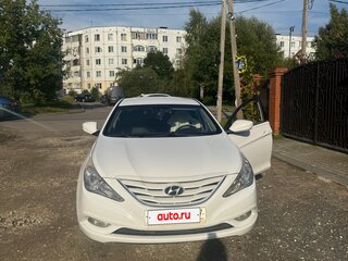 2011 Hyundai Sonata VI (YF), белый, 950000 рублей, вид 2