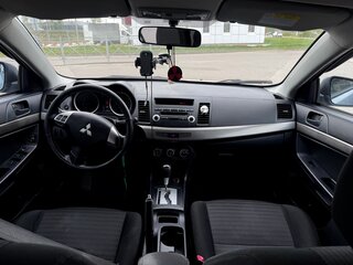 2012 Mitsubishi Lancer X Рестайлинг, серебристый, 650000 рублей, вид 3