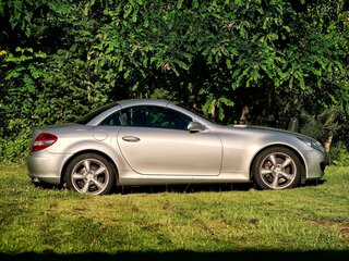 2004 Mercedes-Benz SLK-Класс 350 II (R171), серебристый, 2000000 рублей, вид 5