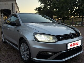 2016 Volkswagen Polo V Рестайлинг, серебристый, 1150000 рублей, вид 2